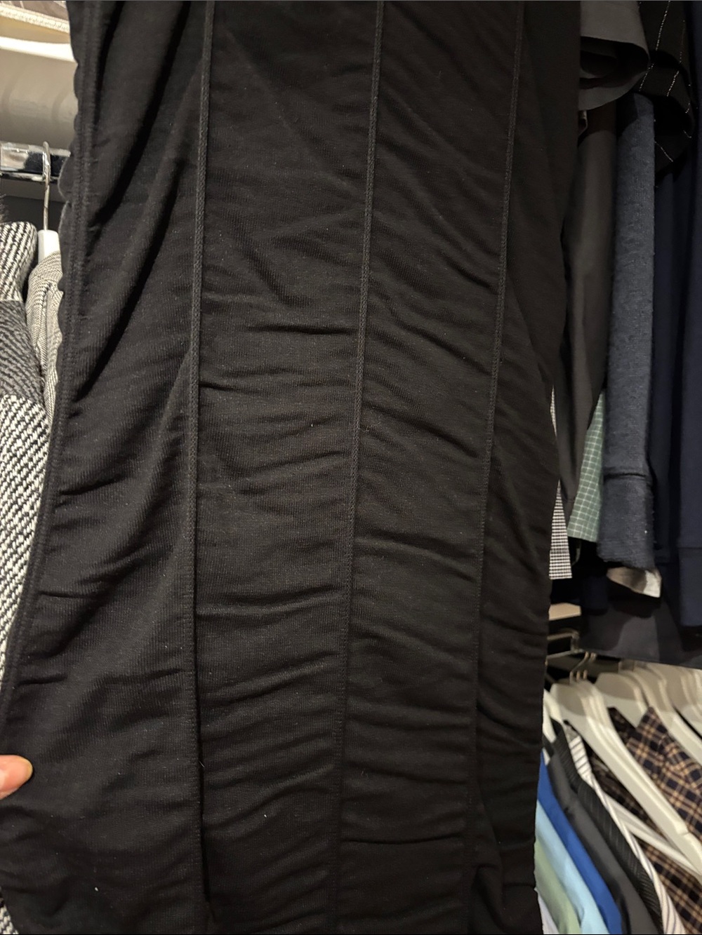 Zara Black Sleeveless Maxi Dress with Silver Chain Detail - Picture 5 of 7